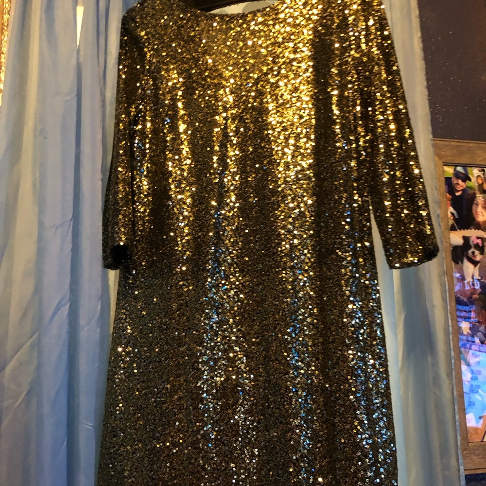 Worthington W size med stretch dress new